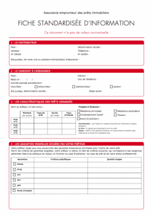 fiche standardisee
