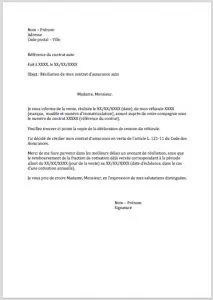 resiliation assurance auto