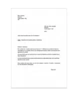 lettre declaration sinistre rc