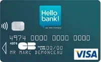 carte bancaire gratuite hello bank