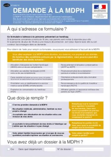 demande carte stationnement