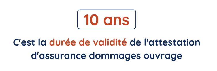duree validite attestation assurance dommages ouvrage