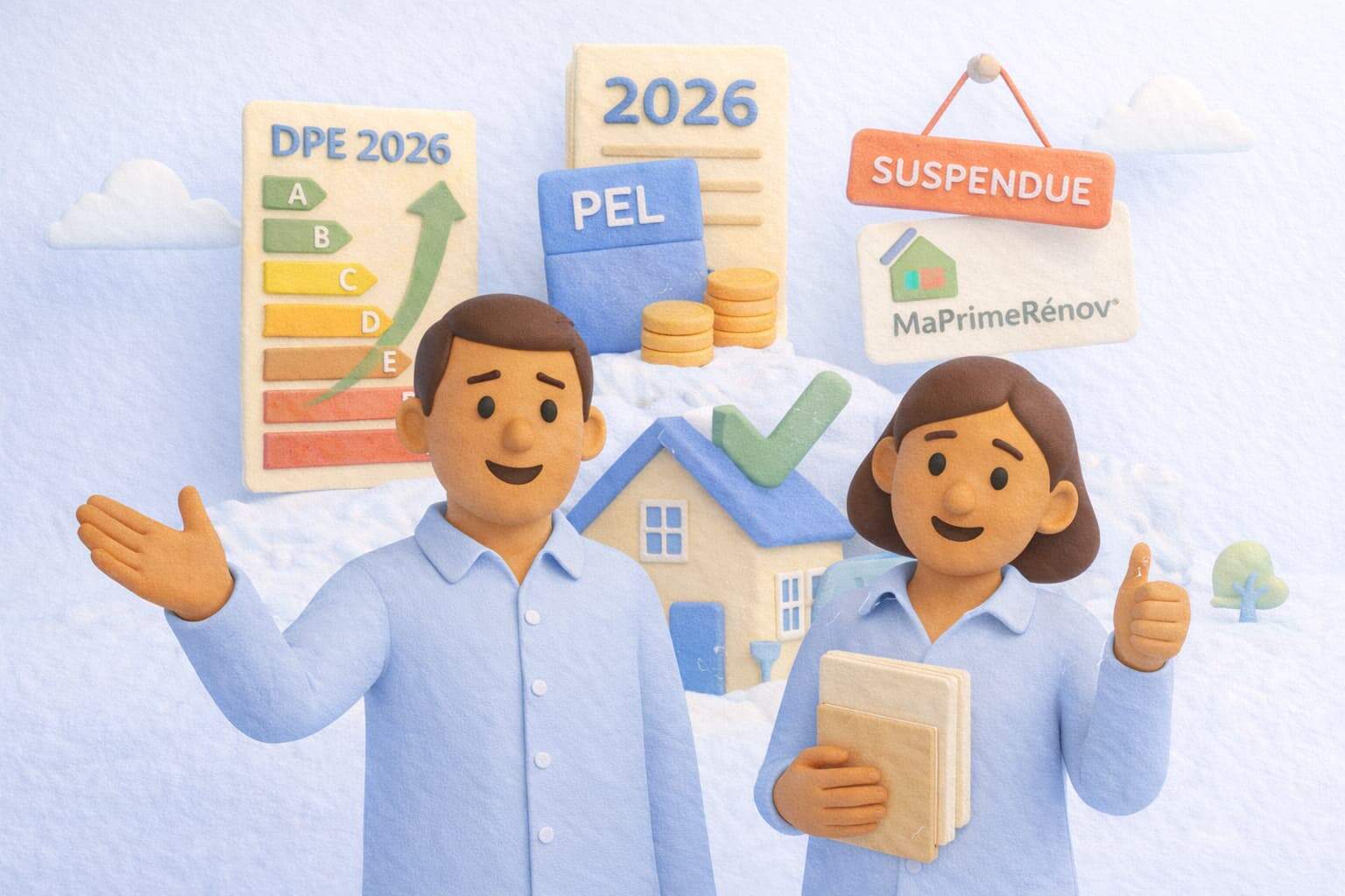 2026 : DPE, PEL à 2 % et MaPrimeRénov’ -impacts pour les emprunteurs