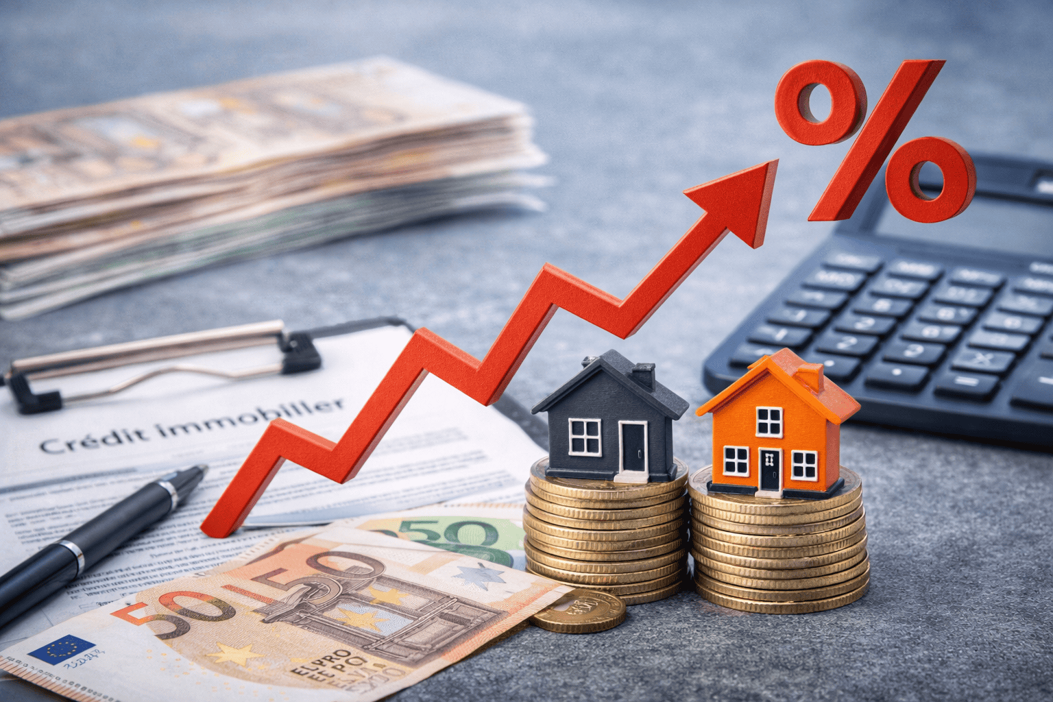 Crédit immobilier : les taux poursuivent leur hausse en février